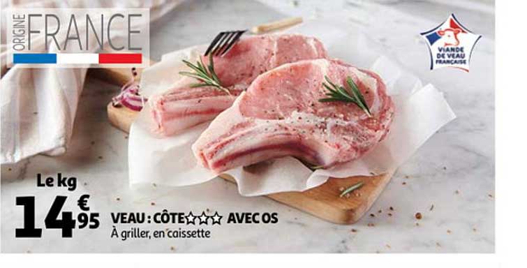 Veau Côte Avec Os