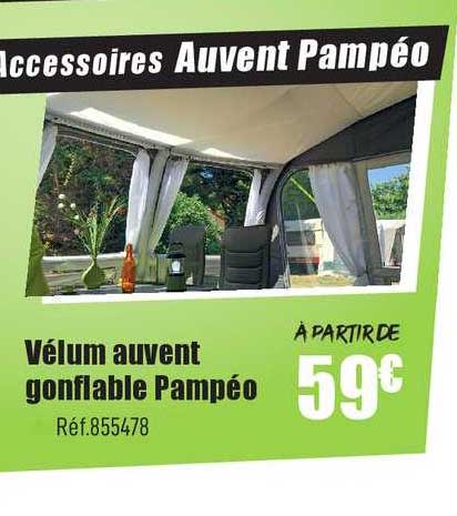 vélum auvent gonflable pampéo