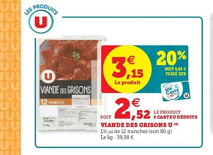 Viande Des Grisons U