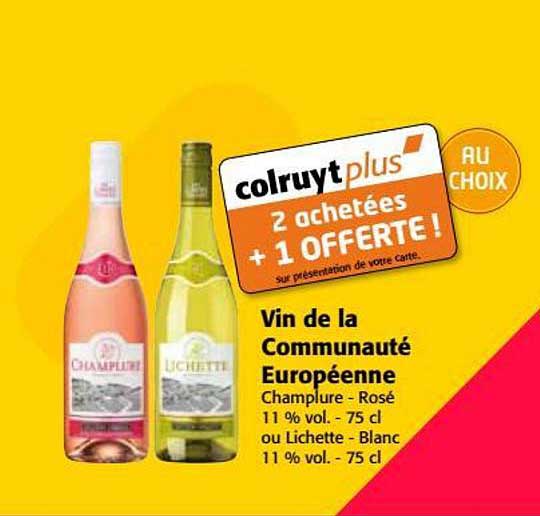 vin de la communauté européenne champlure
