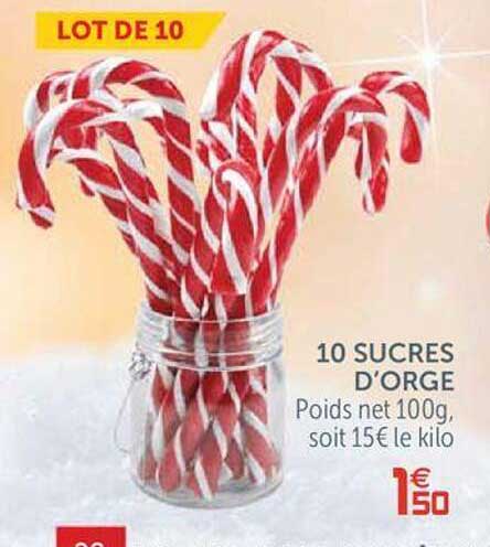10 sucres d'orge