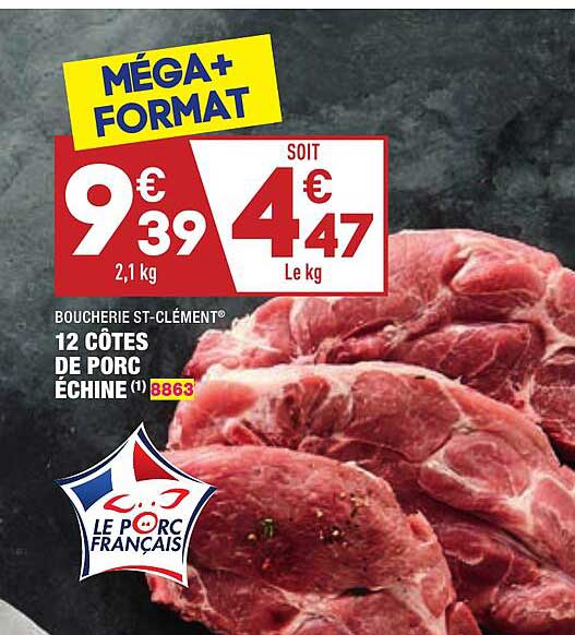 12 Côtes De Porc échine Boucherie St-clément®