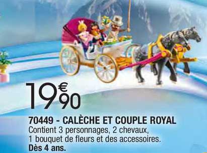 70449 - calèche et couple royal