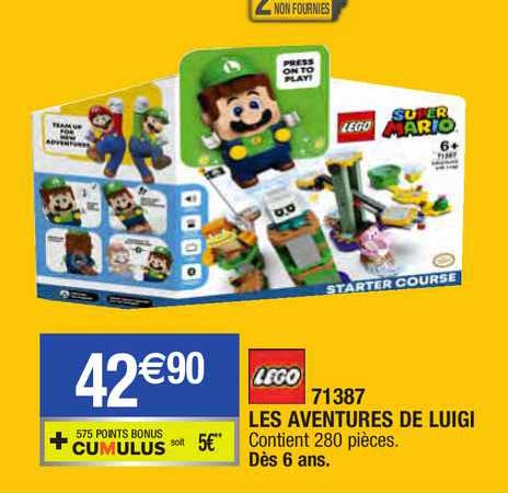 71387 - les aventures de luigi lego