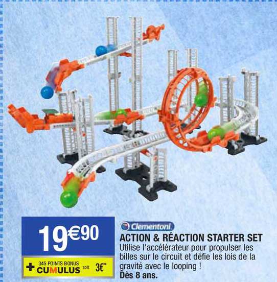 action & réaction starter set clementoni
