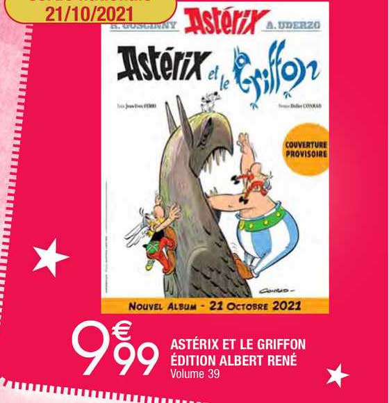 astérix et le griffon édition albert rené