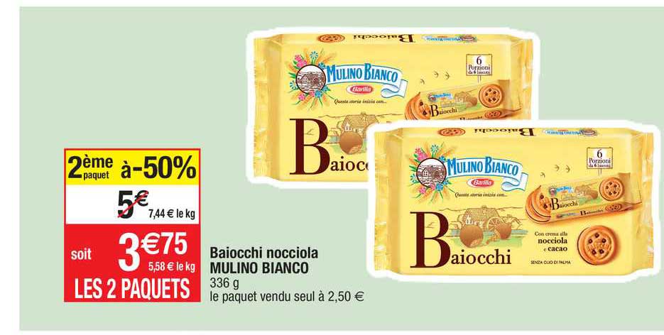 baiocchi nocciola mulino bianco