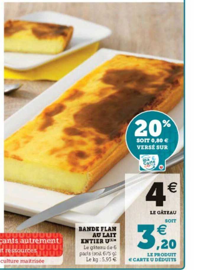Bande Flan Au Lait Entier U