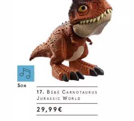 bébé carnotaurus jurassic world