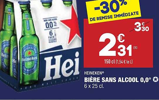 Bière Sans Alcool 0,0° Heineken®