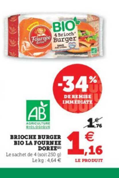 brioche burger bio la fournée dorée
