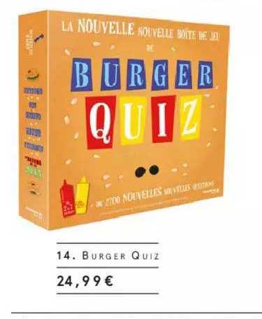 burger quiz