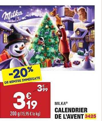 calendrier de l'avent milka®