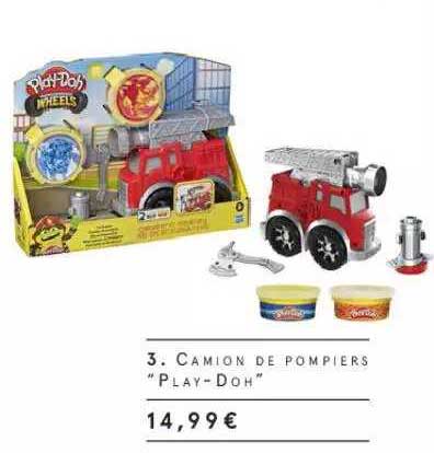 camion de pompiers "play-doh"