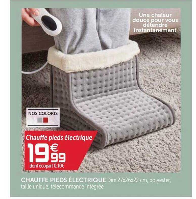 chauffe pieds électrique