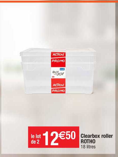 Clearbox Roller Rotho