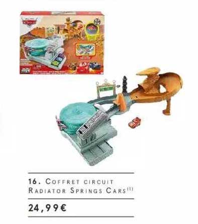 coffret circuit radiator springs cars