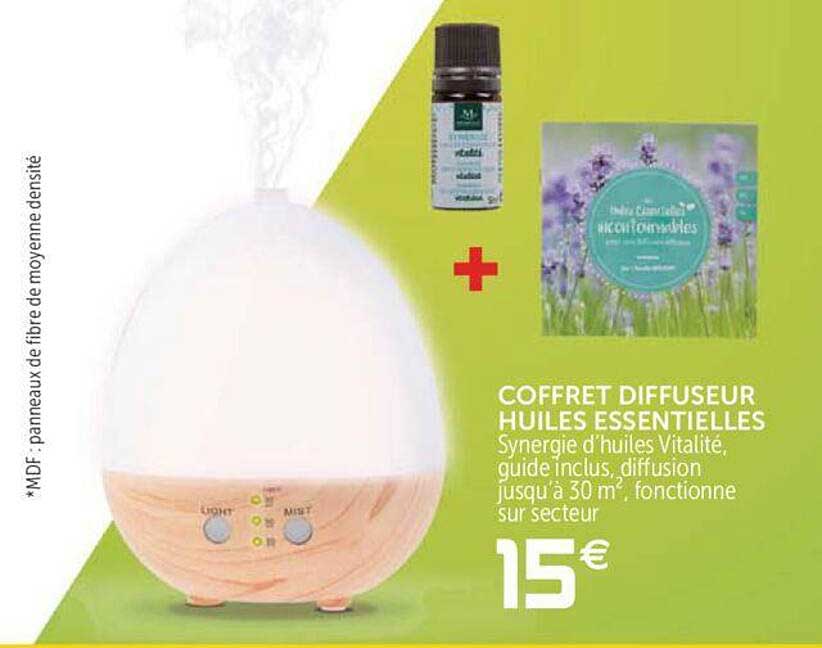 coffret diffuseur huiles essentielles