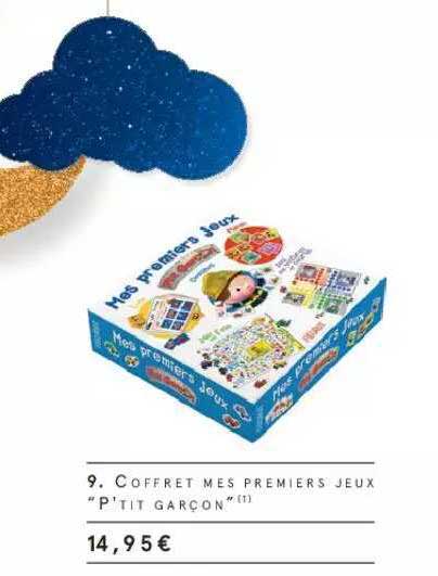 coffret mes premiers jeux "p'tit garçon"