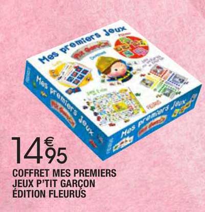 coffret mes premiers jeux p'tit garçon édition fleurus