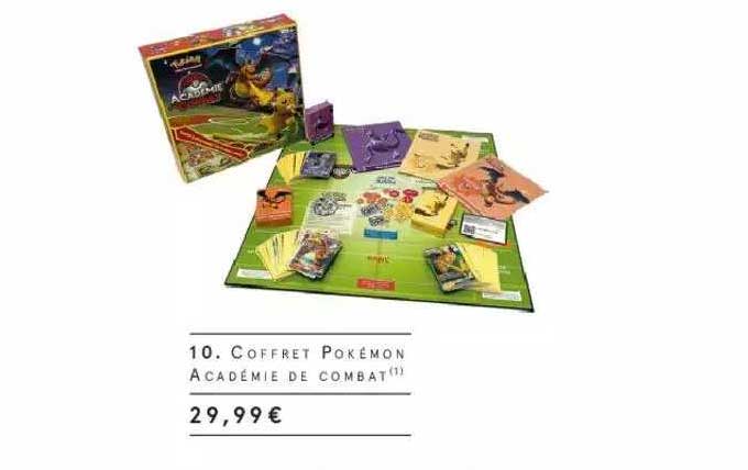 coffret pokémon académie de combat