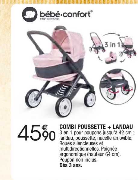 combi poussette + landau