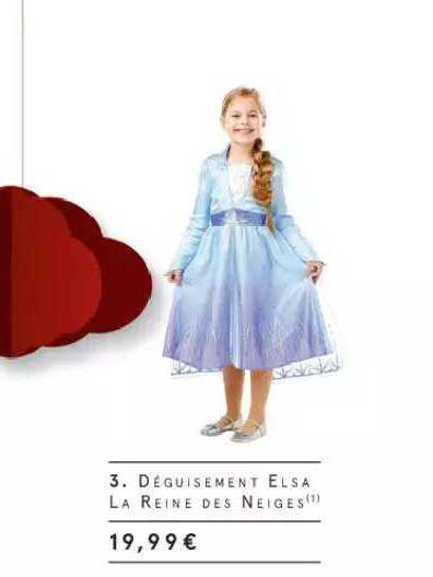 déguisement elsa la reine des neiges