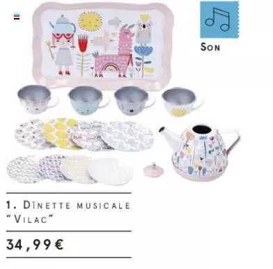 Dînette Musicale "vilac"