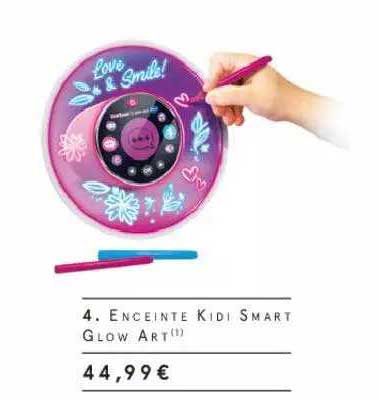enceinte kidi smart glow art