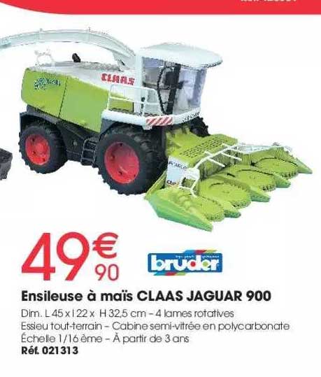 ensileuse à maïs claas jaguard 900 bruder