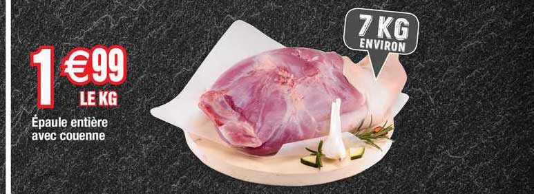 épaule Entière Avec Couenne