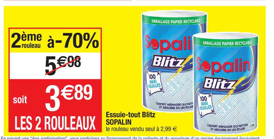 essuie-tout blitz sopalin