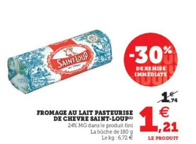 Fromage Au Lait Pasteurisé De Chèvre Saint-loup