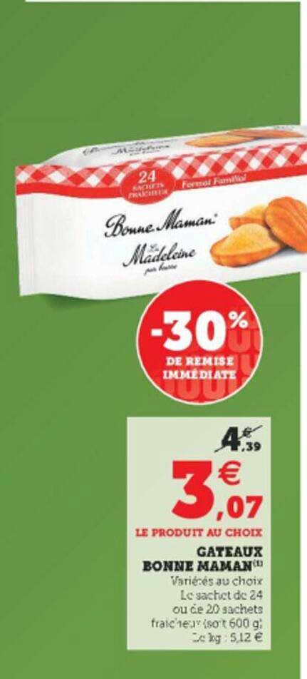 gâteaux bonne maman