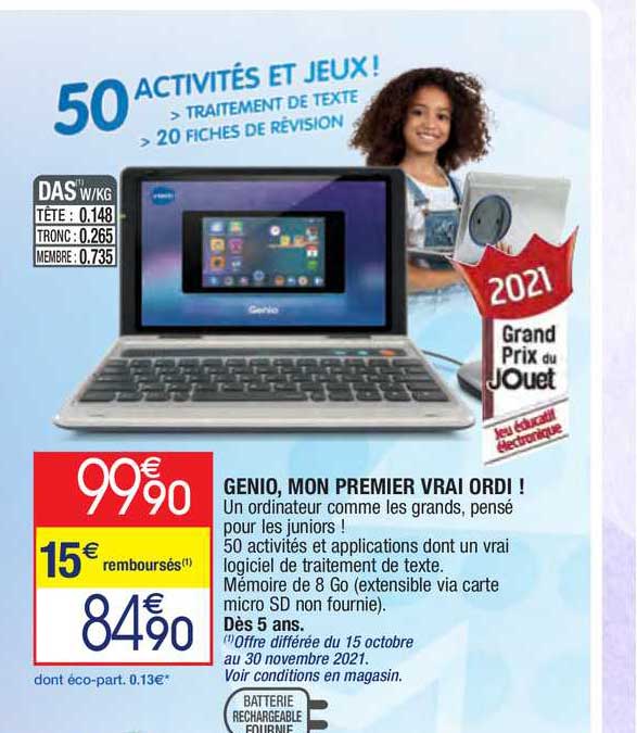 genio, mon premier vrai ordi !