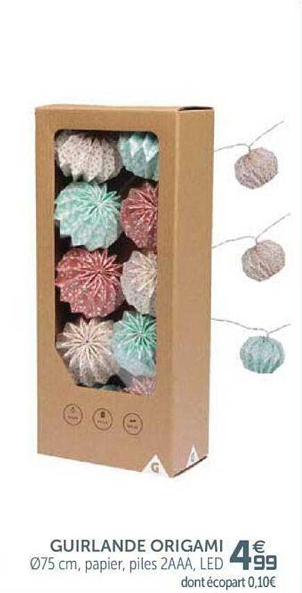 Guirlande Origami