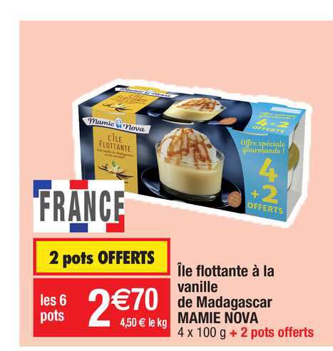 île Flottante à La Vanille De Madagascar Mamie Nova