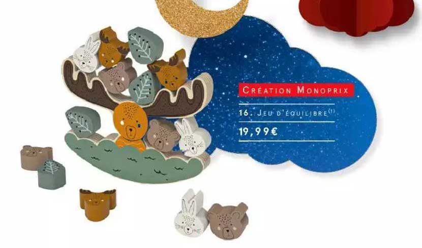 jeu d'équilibre création monoprix
