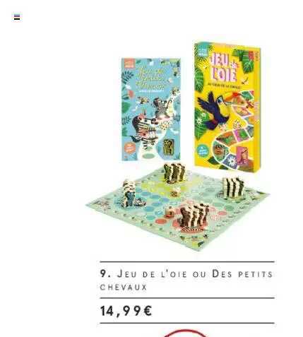 jeu de l'oie ou des petits chevaux