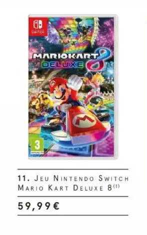 jeu nintendo switch mario kart deluxe 8