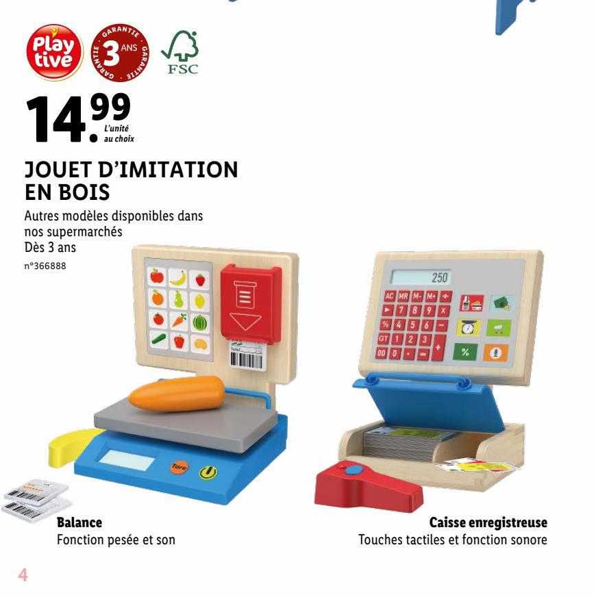 jouet d'imitation en bois playtive