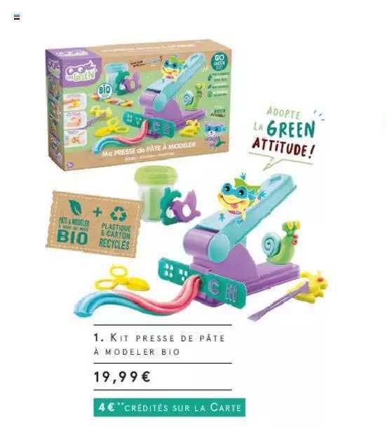 Kit Presse De Pâte à Modeler Bio