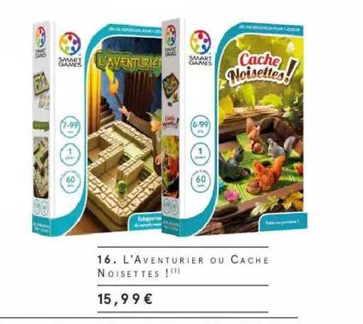 l'aventurier ou cache noisettes !