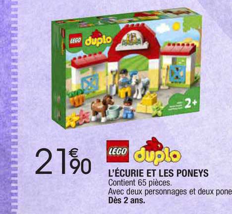 L'écurie Et Les Poneys Lego Duplo