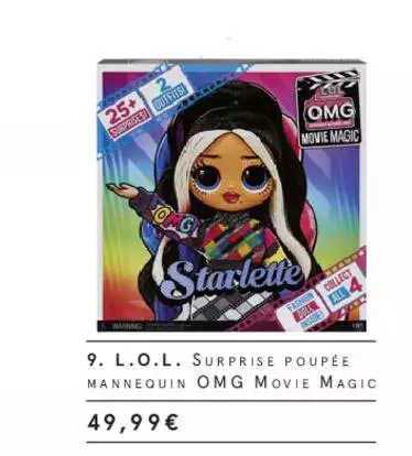 l.o.l. surprise poupée mannequin omg movie magic