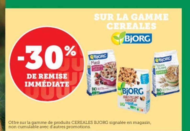 La Gamme Céréales Bjorg