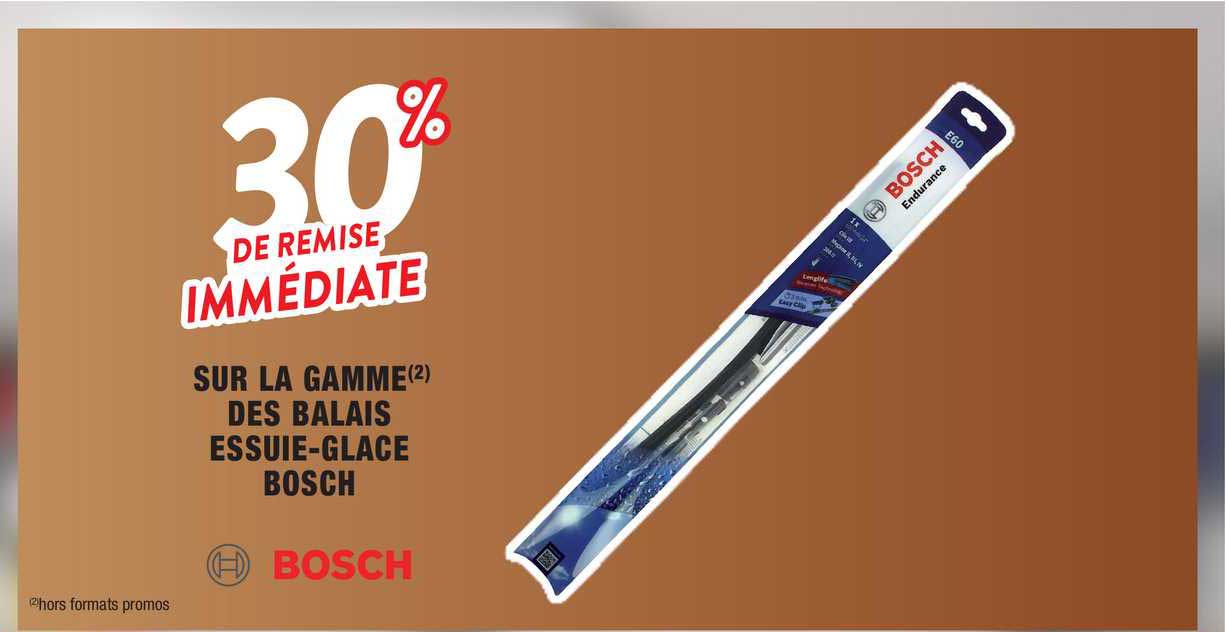 la gamme des balais essuie-glace bosch