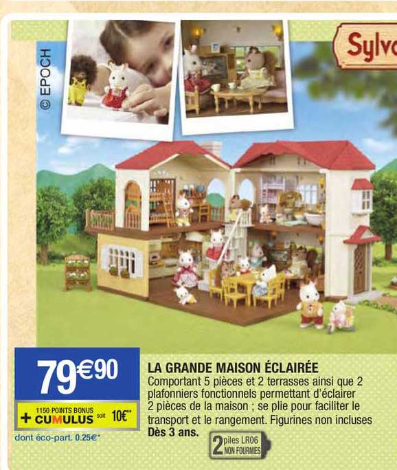 la grande maison éclairée