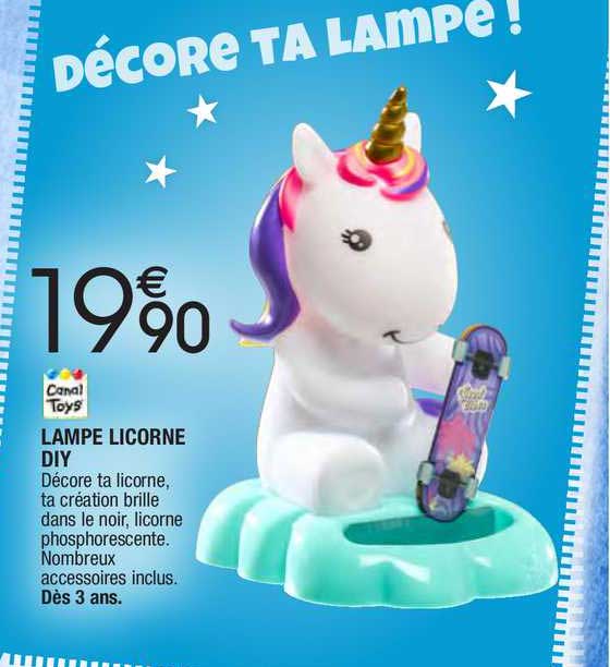 lampe licorne diy canal toys
