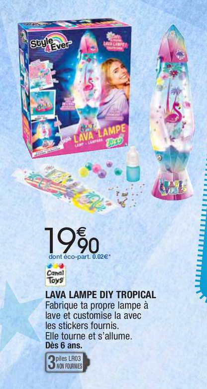 Lava Lampe Diy Tropical Canal Toys